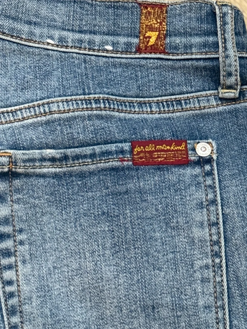 7 For All Mankind The Ankle Skinny Blair Jeans Size 29